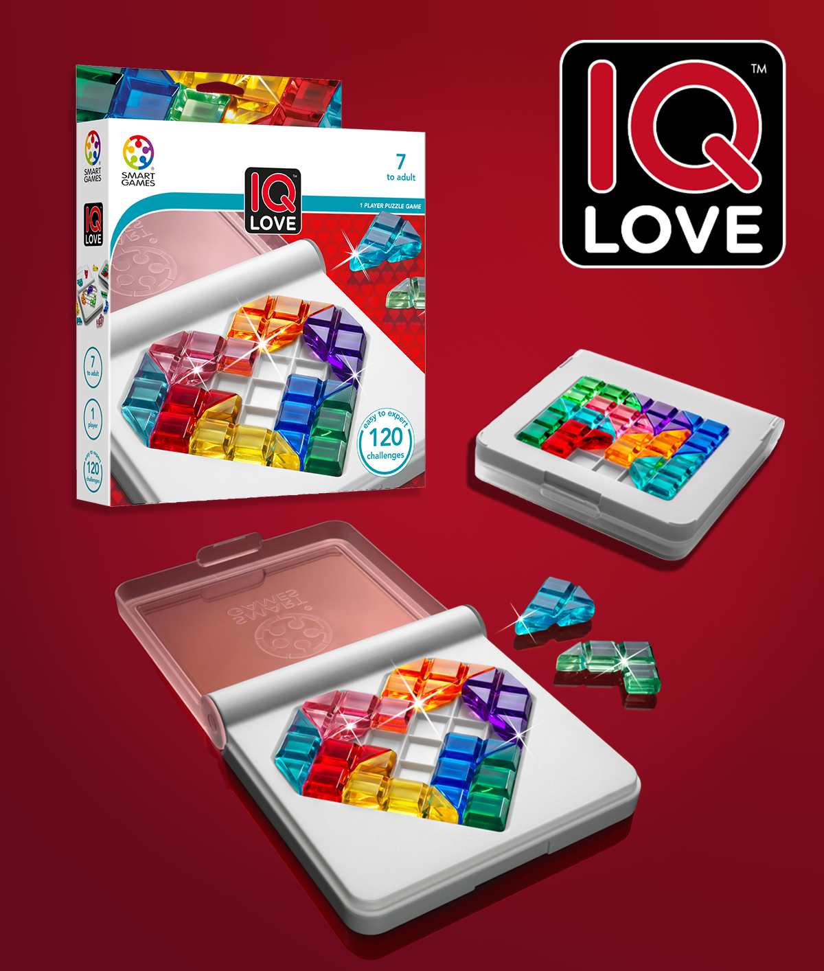 Smartgames - iq love, jeux de societe