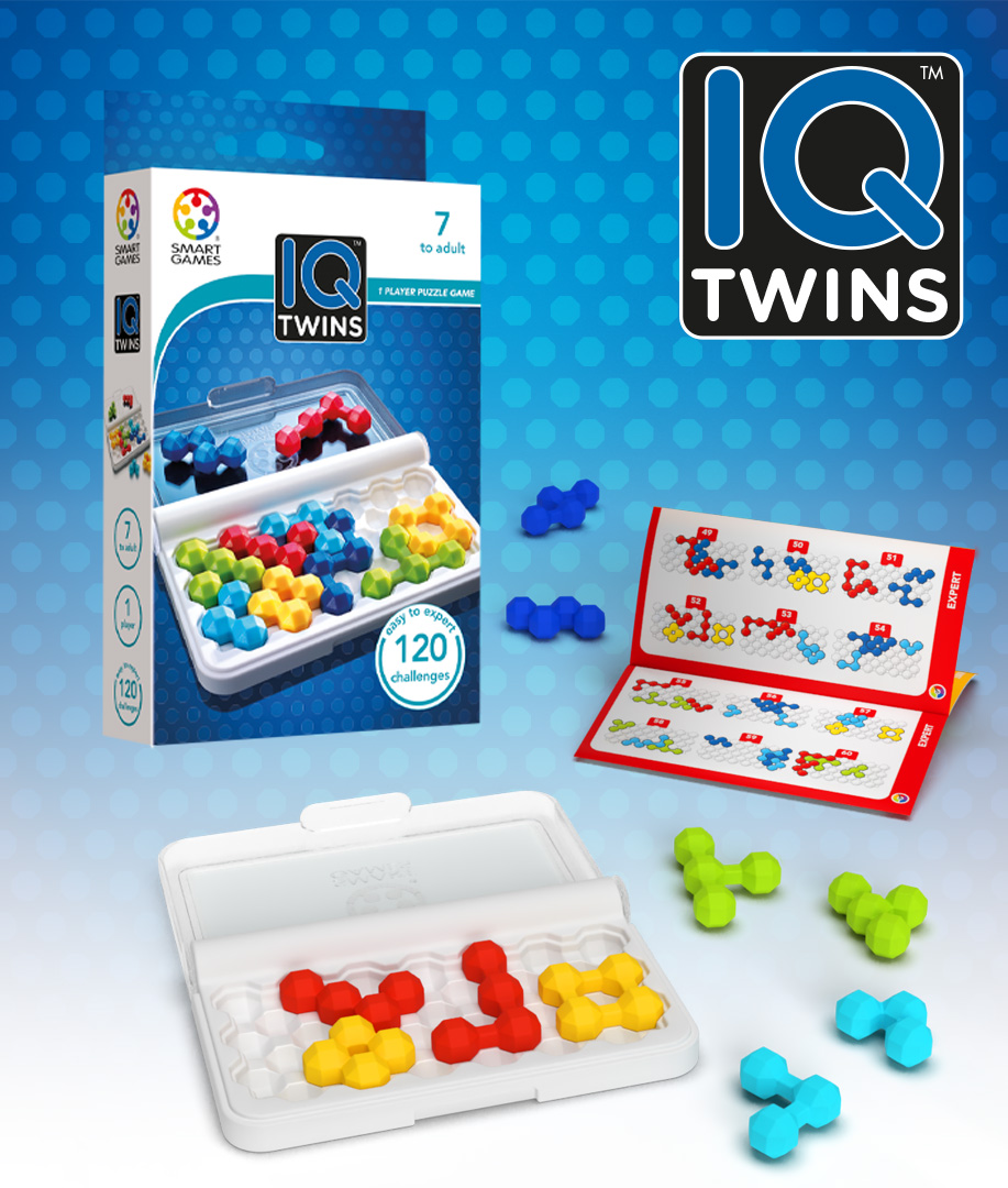  SmartGames IQ Fit - a fun 3D travel game for ages 6-adult  featuring 120 challenges : Toys & Games